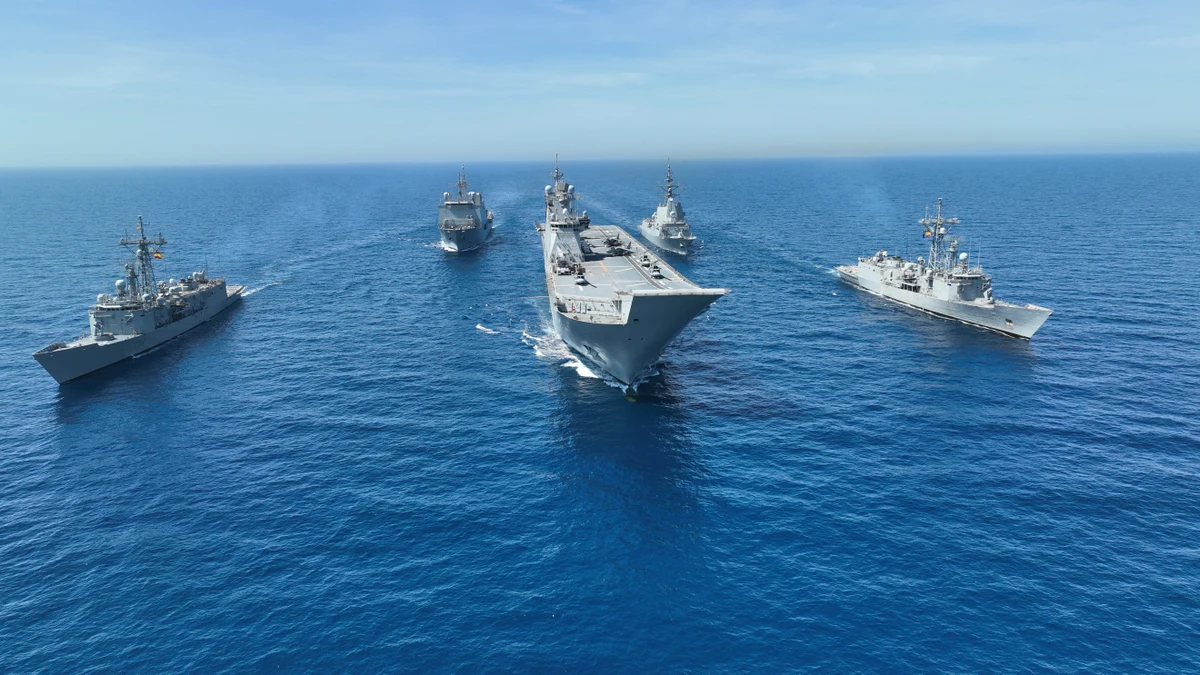 El «Juan Carlos I» liderará un grupo naval de combate europeo en 2026