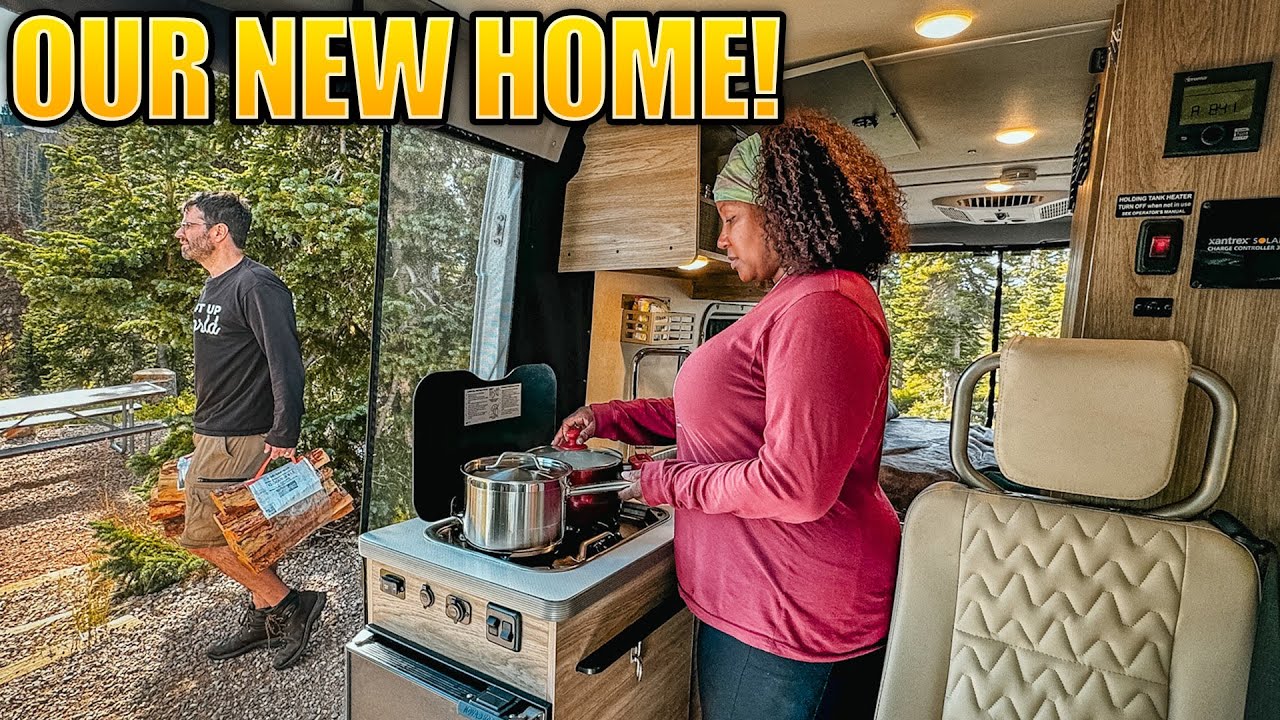 We Swapped Van Life for NEW Tiny Luxury RV (RV Tour)
