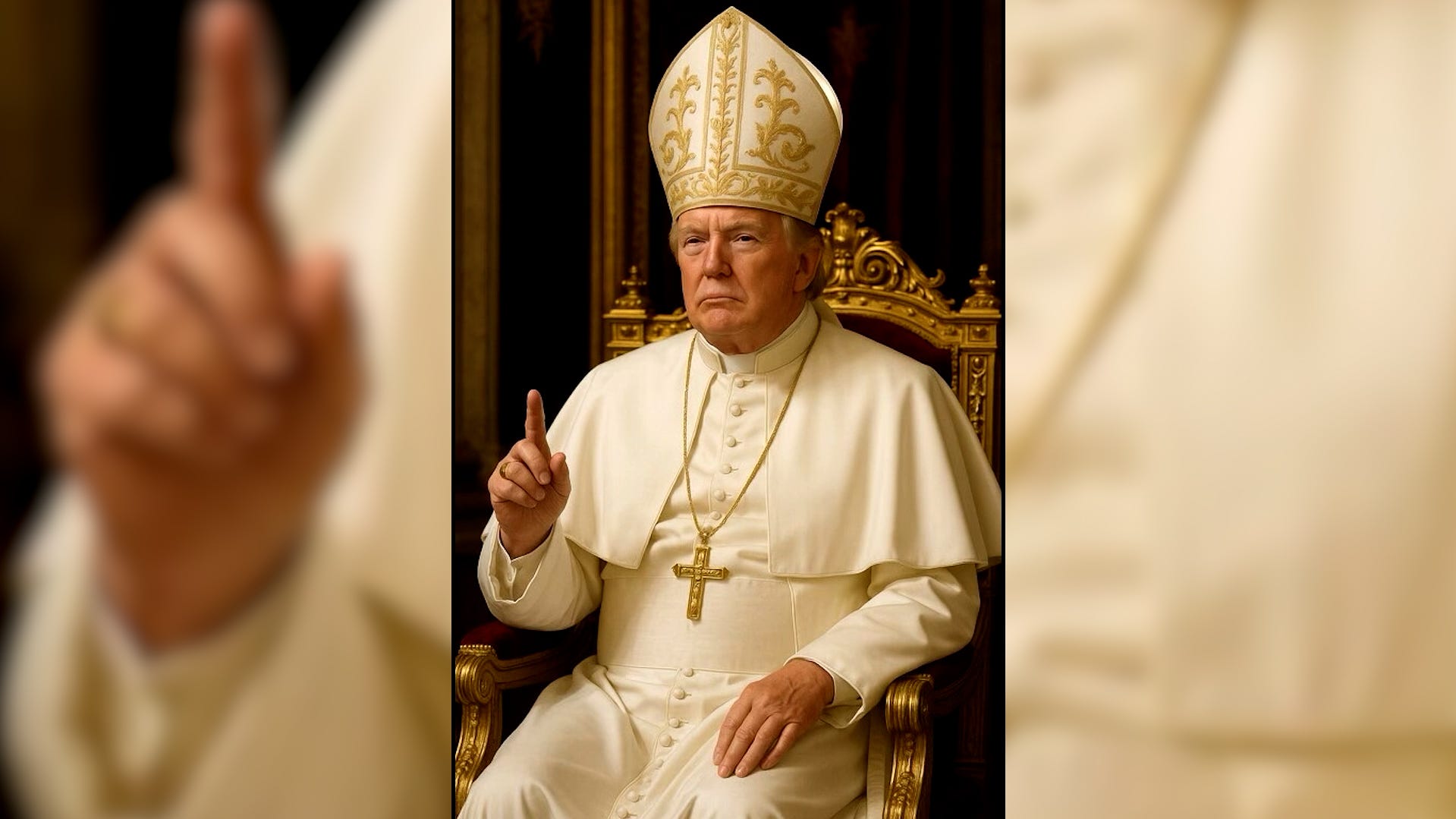 White House posts AI-generated photo of Trump as pope