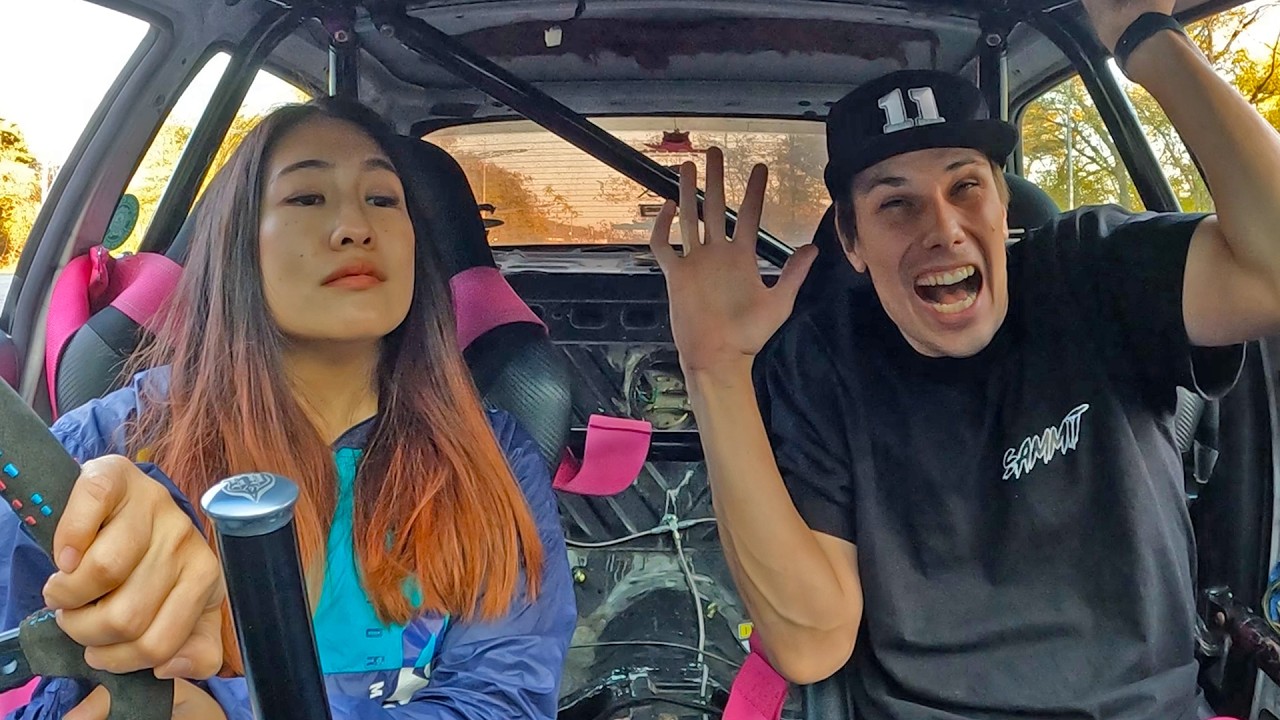 Teaching My Wife How To Drift For The First Time In Japan