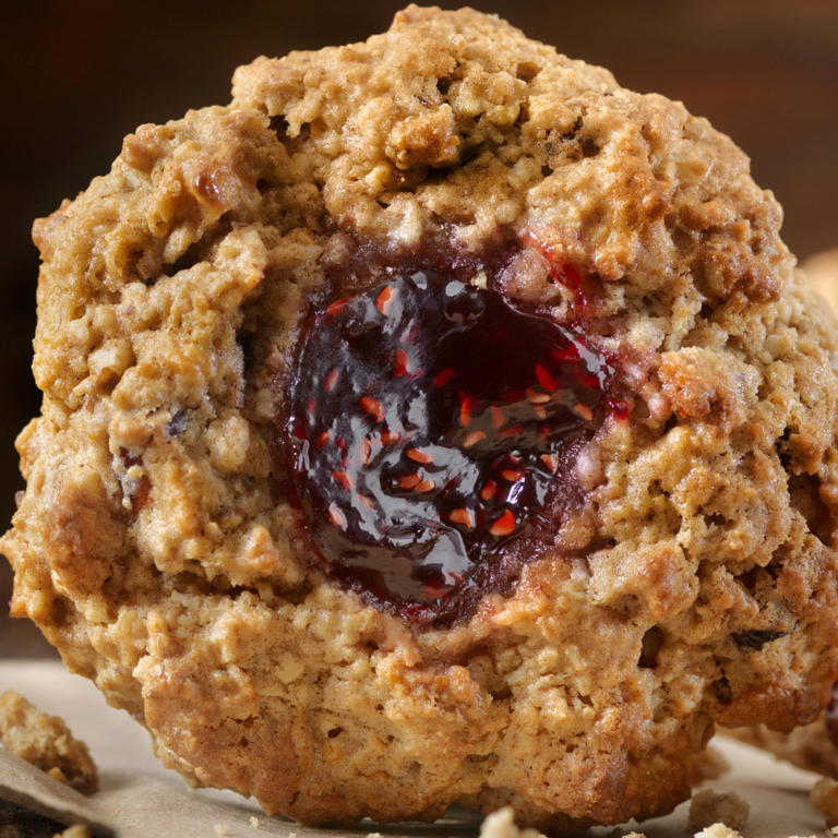 Peanut butter and jelly cookies
