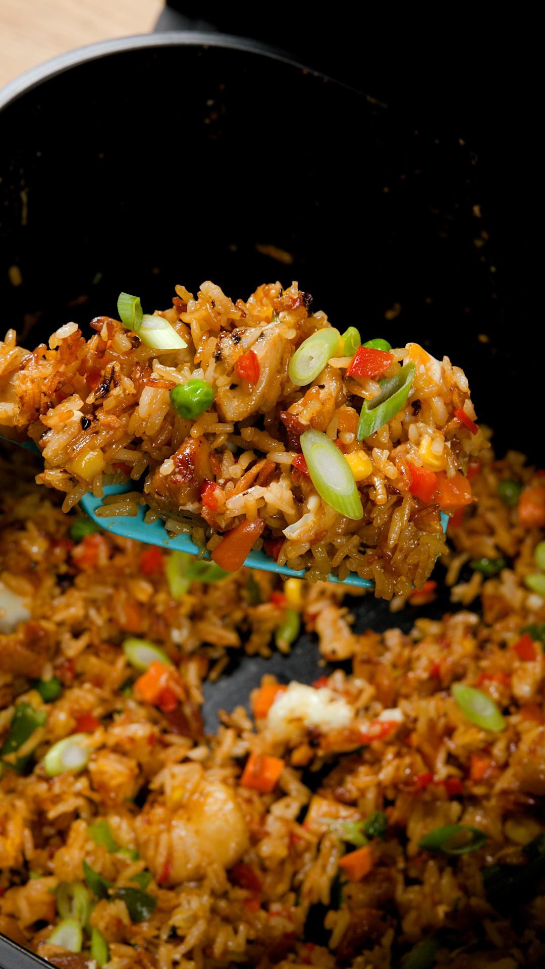 Air-fryer fried rice