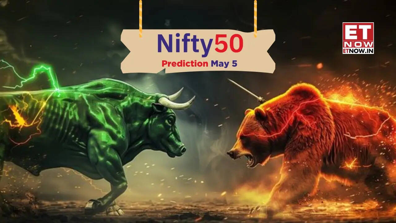 Nifty prediction for tomorrow 5 May Bull run? Chart pattern, candle