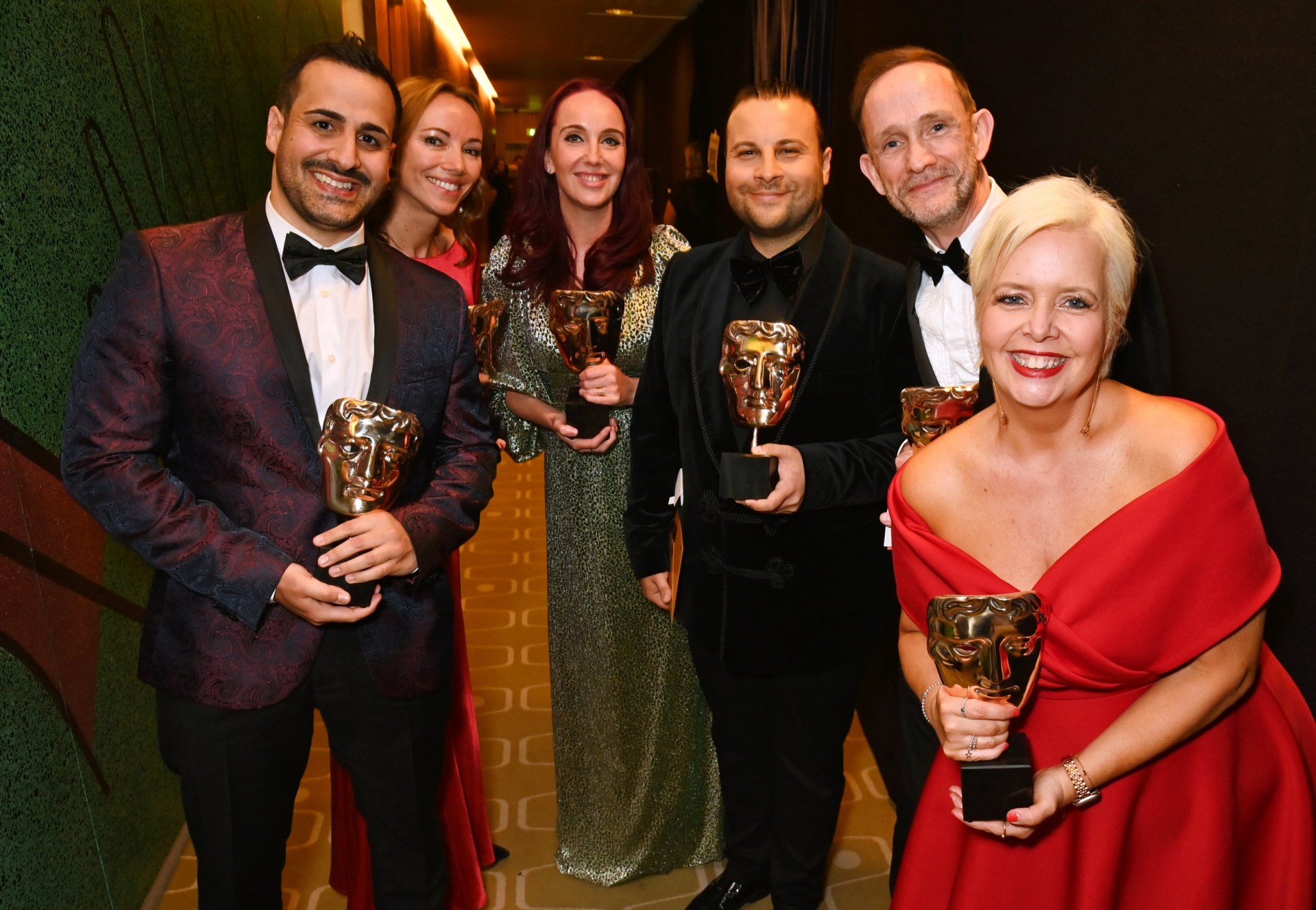 Chris (third from right) is leaving after three years (Picture: Dave Benett/BAFTA/Getty Images for BAFTA)