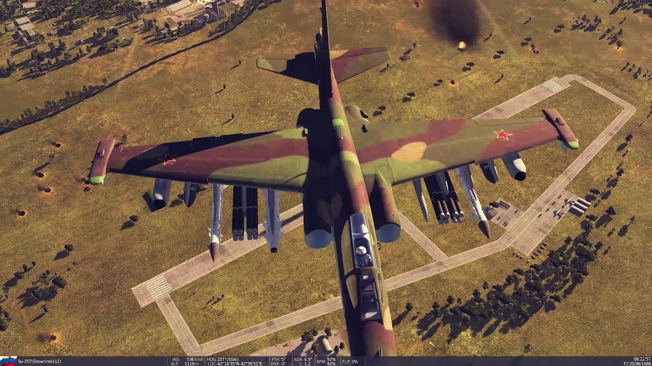 Watch the Sky Rain Fire - Su-25T Erases Enemy Nerve Center