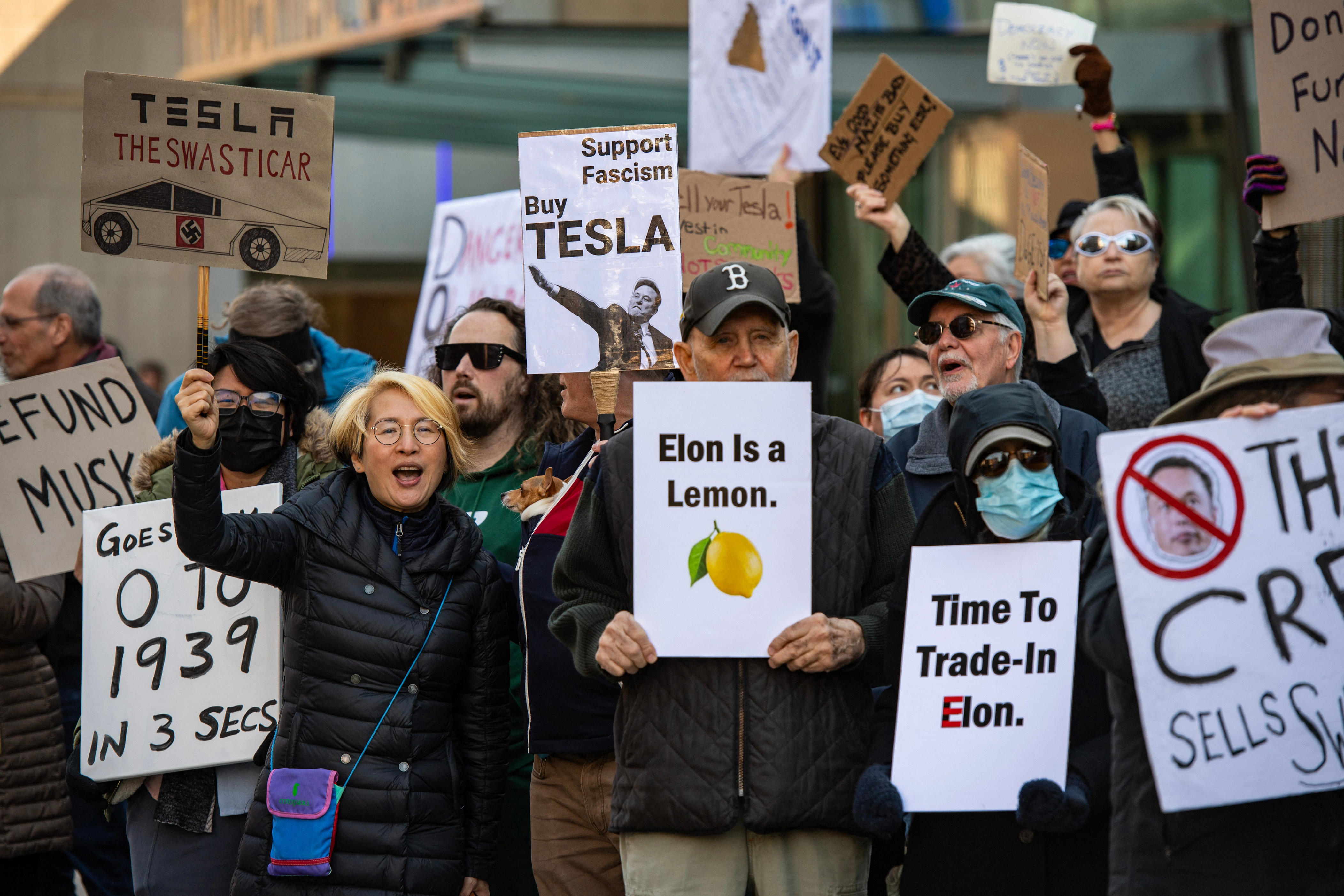 Musk's work at DOGE has fuelled a wave of protests against the billionaire and Tesla. JOSEPH PREZIOSO/AFP via Getty Images