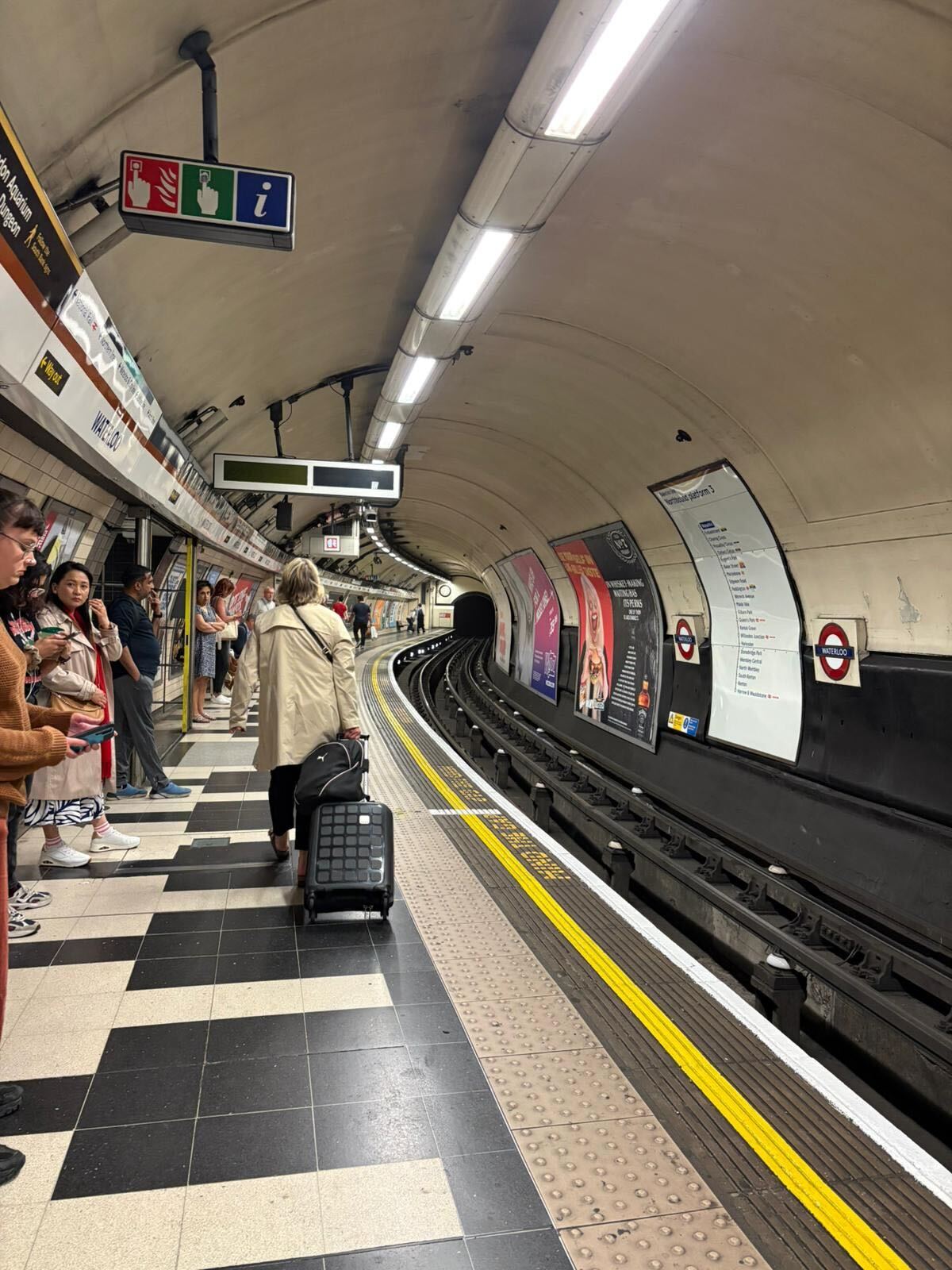 Trains stopped running on the Tube during a power outage on Monday (Chris Gorman)