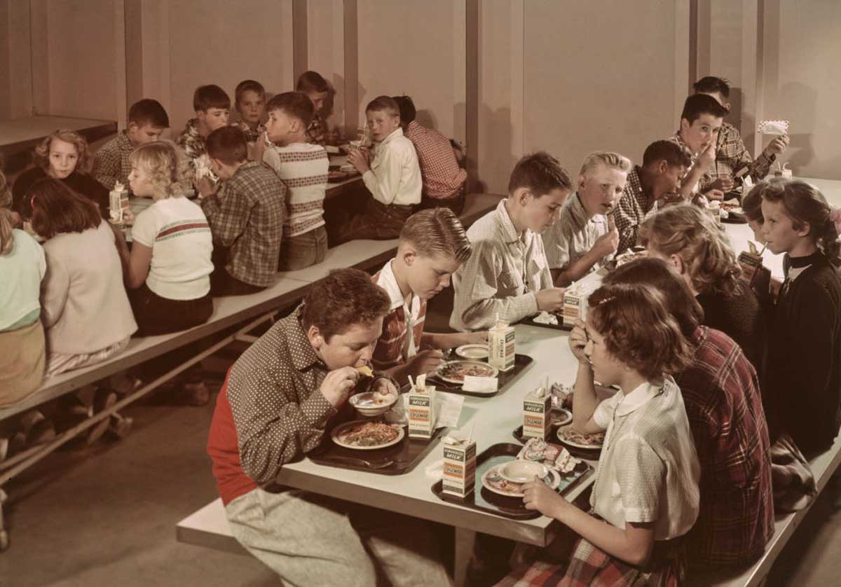11 Photos of School Lunch Menus Over the Years