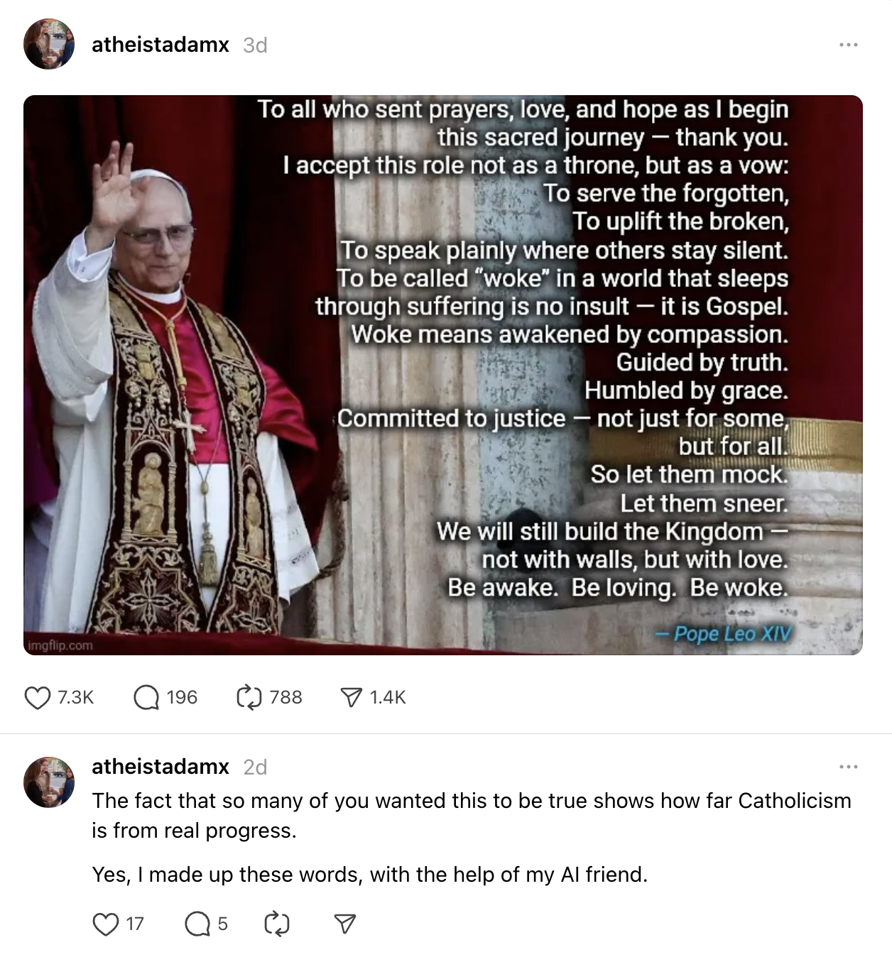 Pope Leo XIV didn't once urge people to 'be woke'