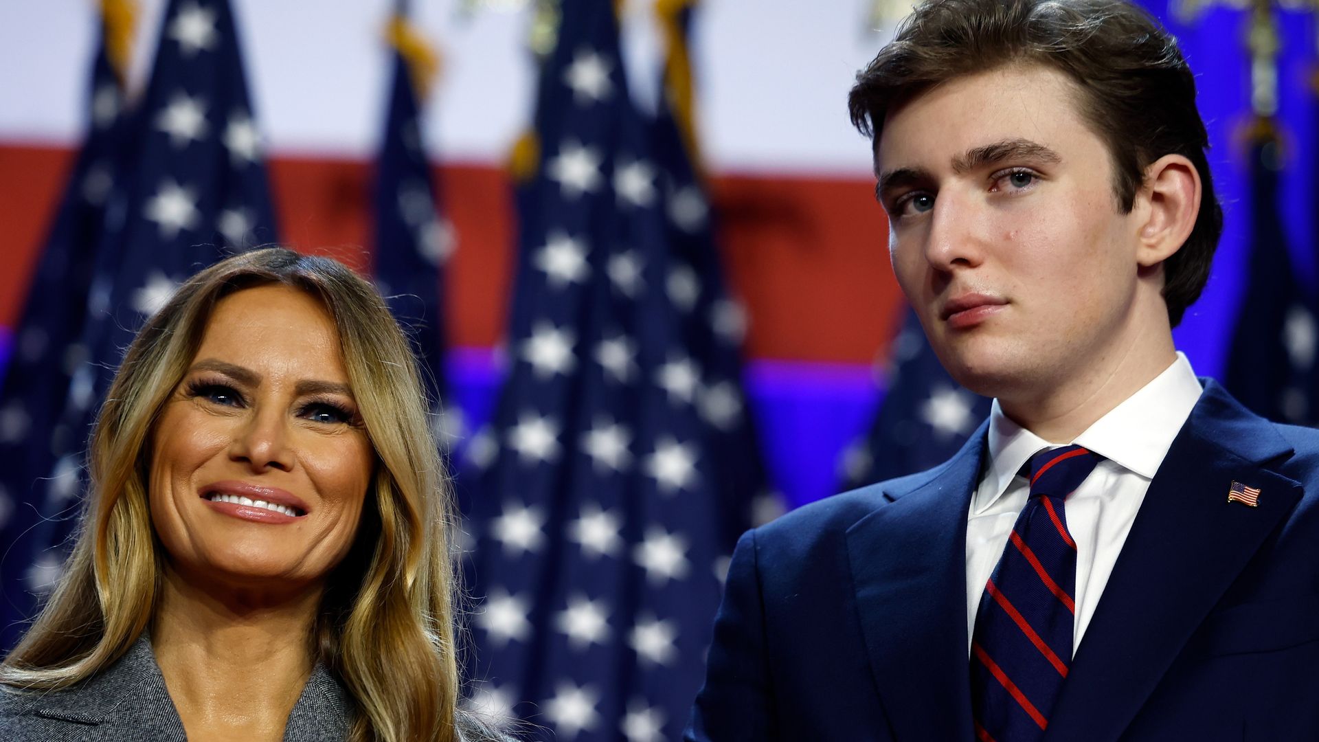 Melania Trump hits back at Barron's college conspiracy theories(00)