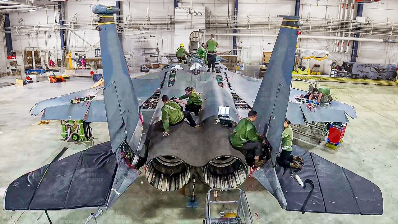 Repairing a $100 million US fighter jet
