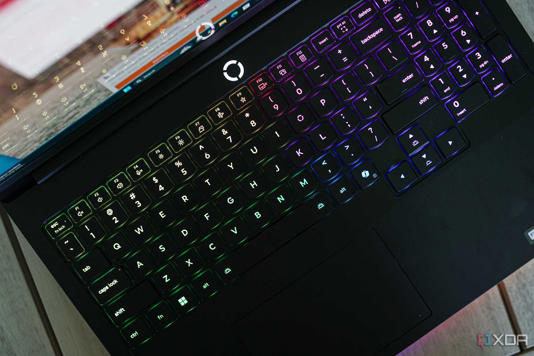 Keyboard on the Legion Pro 7i. 