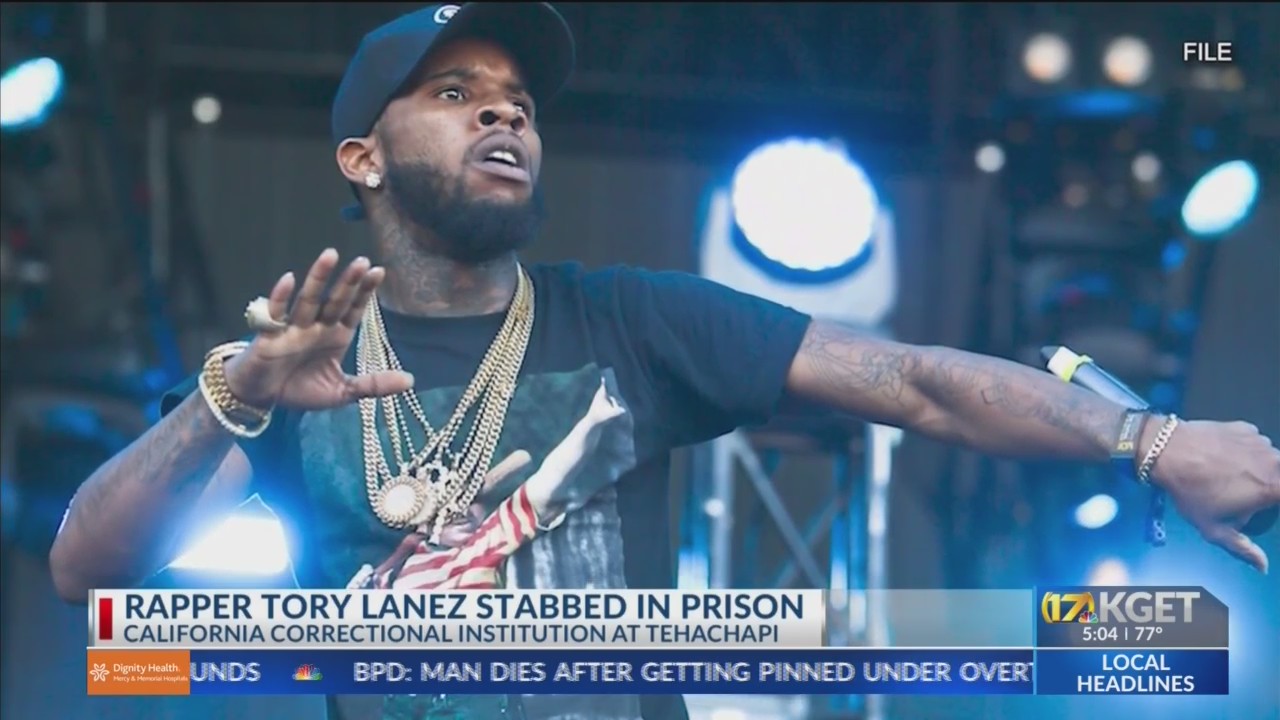 Rapper Tory Lanez stabbed in Tehachapi prison