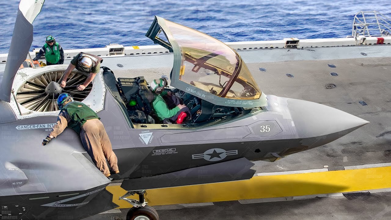 F-35B's impressive operations aboard a $110 million amphibious ship at sea