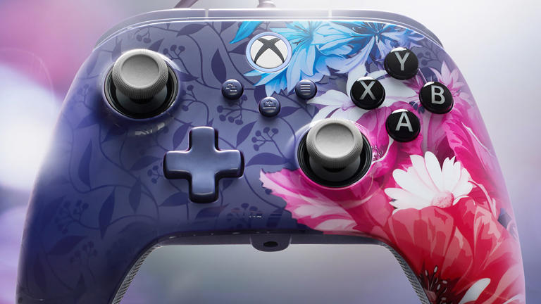 PowerA Unveils Spring Floral Collection With Night Blossom Xbox Controller