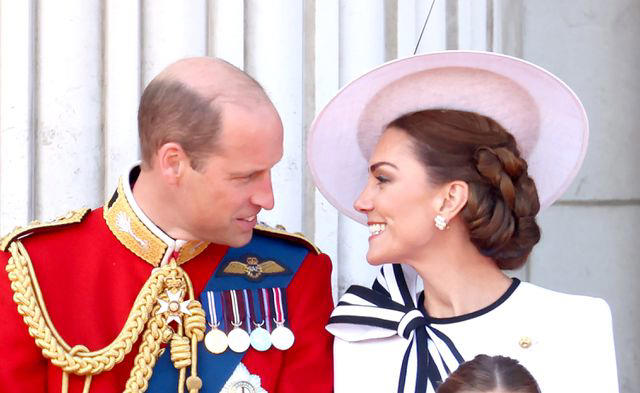Getty Prince William and Kate Middleton on June 15, 2024