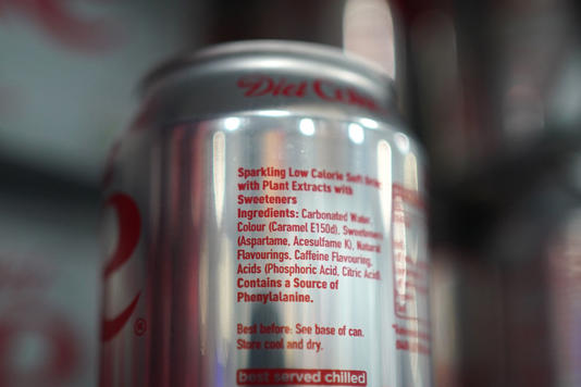 Aspartame was listed as “possibly carcinogenic to humans” based on the findings of the World Health Organization (Yui Mok/PA)