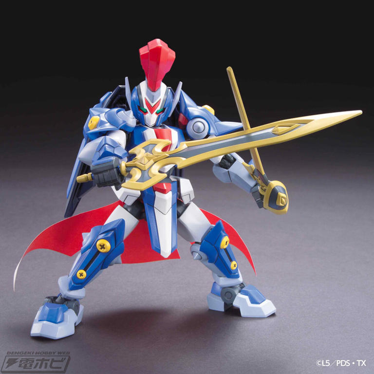 ダンボール戦機W』プラモデル「LBXアキレスD9」と「LBXオーディーンMk