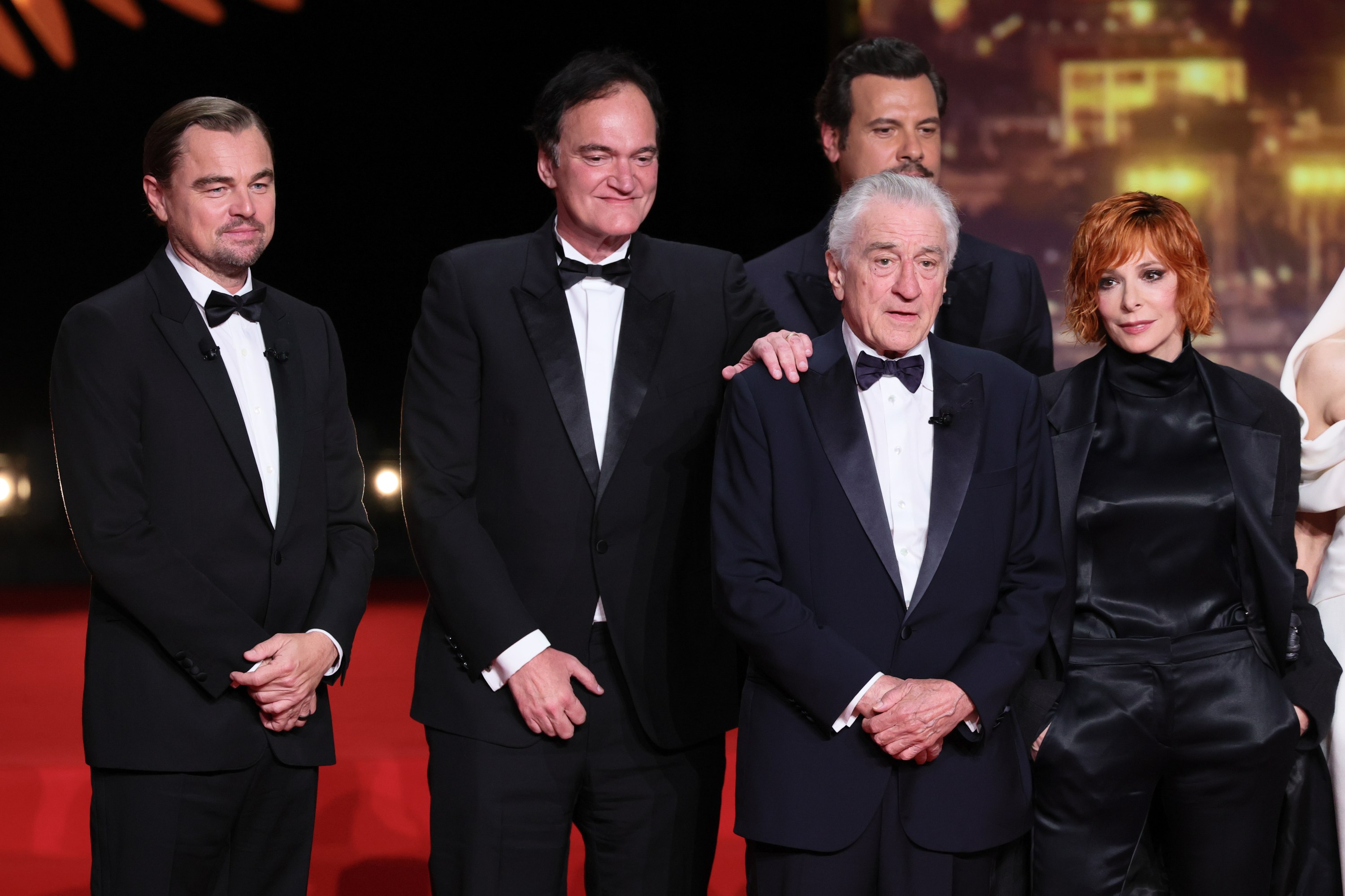 DiCaprio, Tarantino, De Niro, Laurent Lafitte and Mylène Farmer.