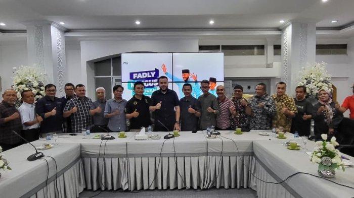 Wali Kota Fadly Amran dan PWI Sumbar Bahas Agenda Penting di Rumah Dinas