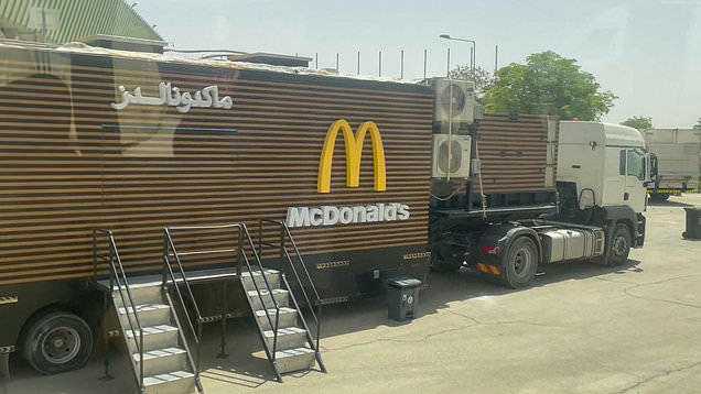 Donald Trump rolls out his own mobile McDonald’s for Saudi Arabia visit