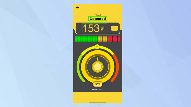 How to detect stud walls using your phone