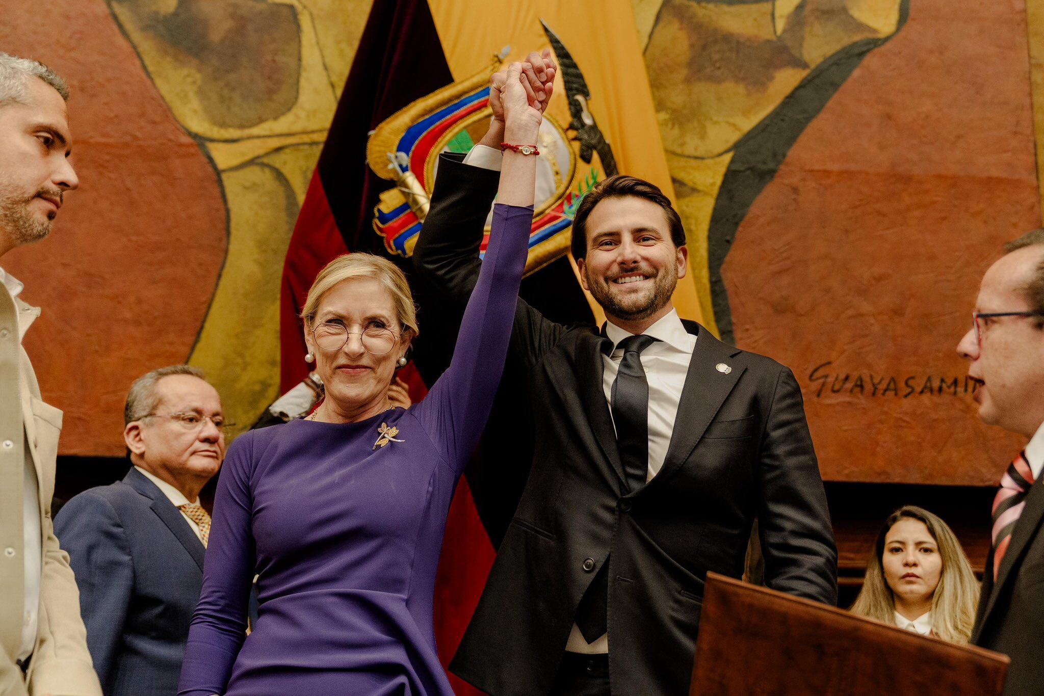 Noboa celebra elección de Olsen: “Asamblea será motor de cambio”