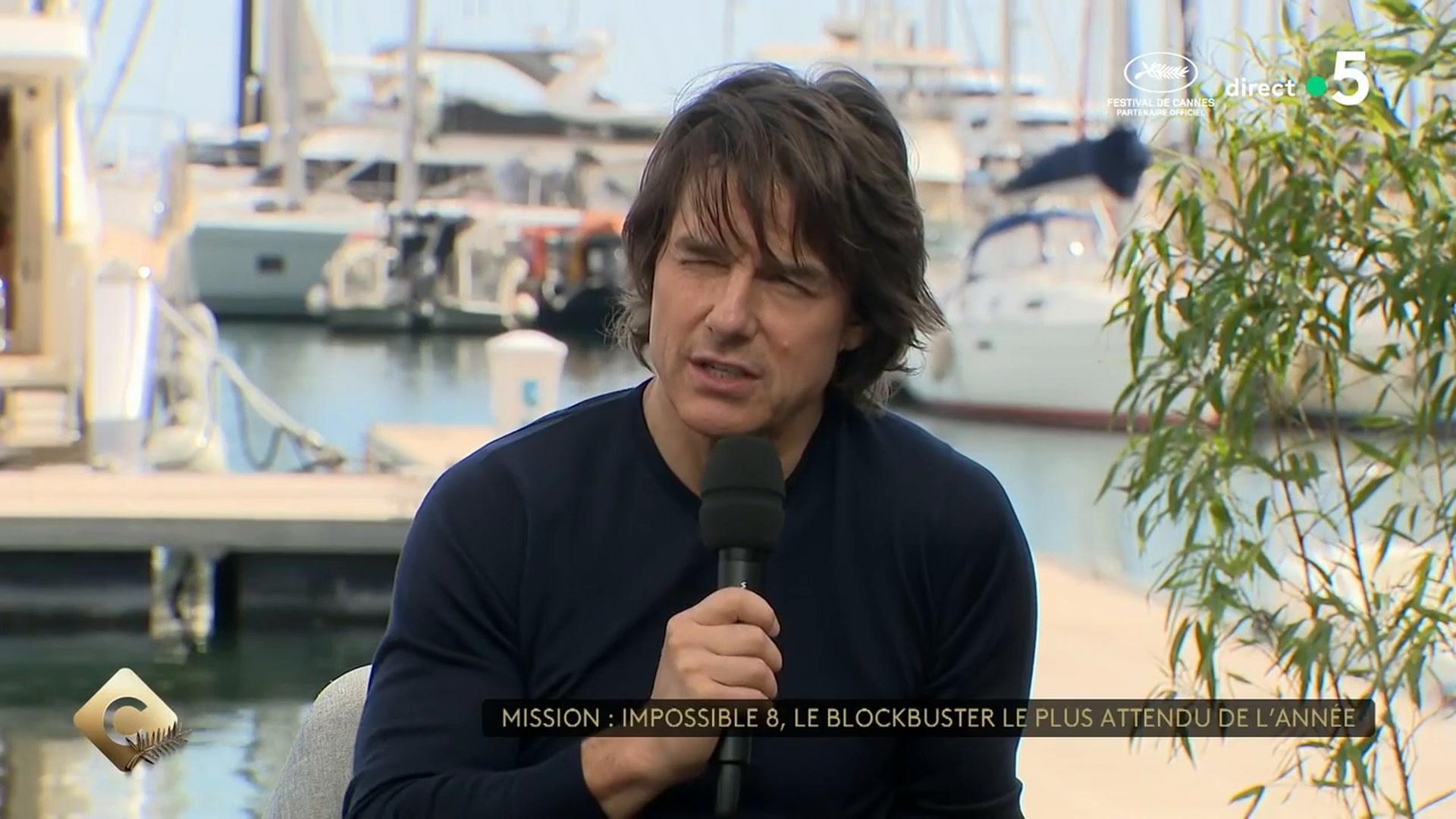 J'ai eu peur pour vous” : Anne-Élisabeth Lemoine chamboulée par Tom Cruise  dans C à