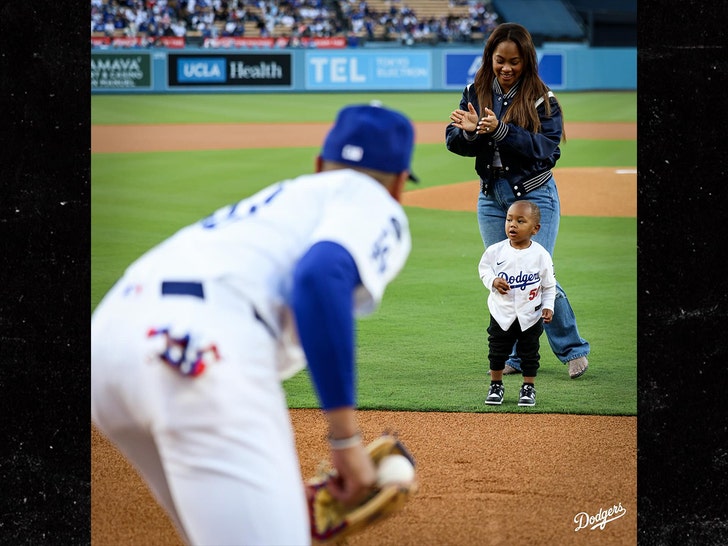 Mookie Betts' Son Throws Adorable First Pitch At Dodgers Game