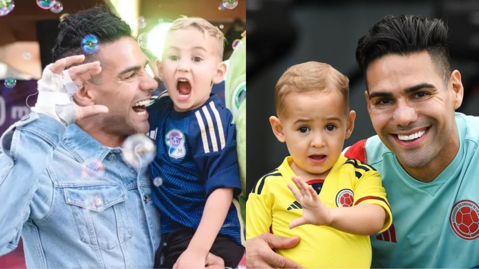 Hijo de Falcao dejó fríos a hinchas de Santa Fe al mostrar su pasión ...