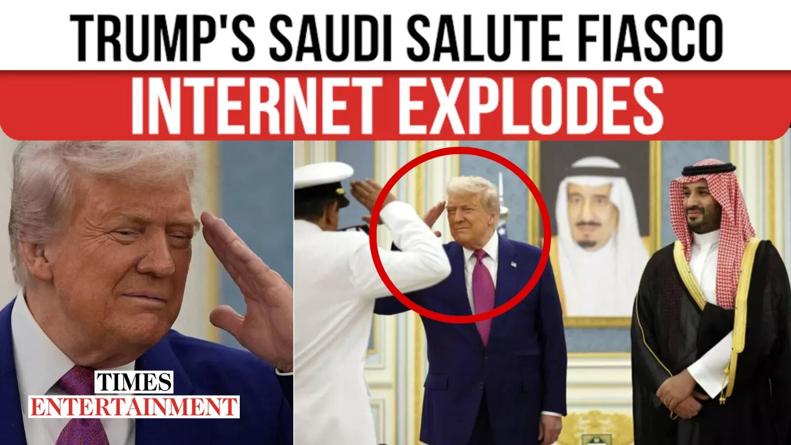 Trump’s Saudi Salute Sparks OUTRAGE ‘Blatant’ Protocol Breach Caught