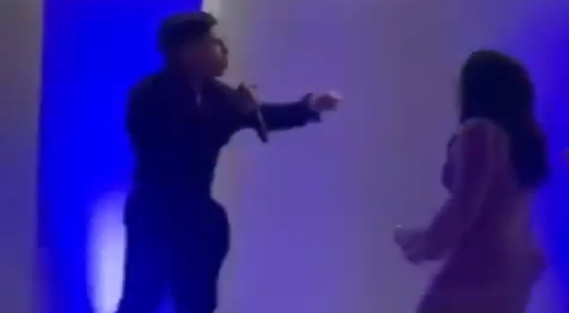 Man confronts wife about cheating at his own 40th birthday party VIDEO