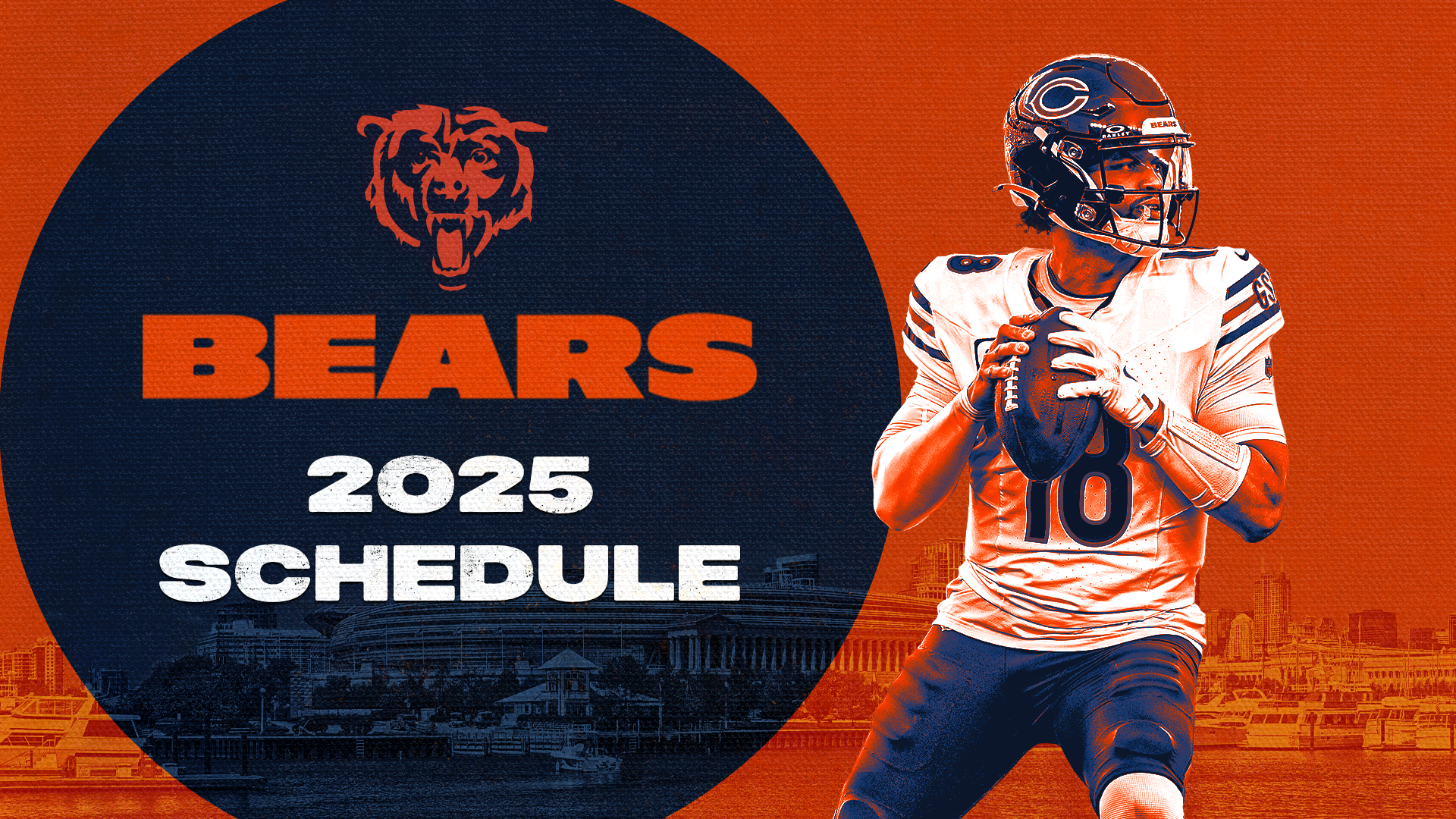Chicago Bears 2025 Schedule Dates Times TV Channels For Every Game