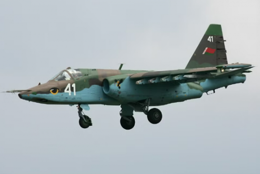 引用：ロシア軍のスホーイ25戦闘機の資料写真
