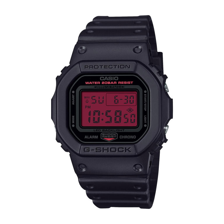 G-SHOCK デジタル腕時計 ブラック/レッド ブラック＆レッドにこだわった5タイプのG-SHOCK新モデル