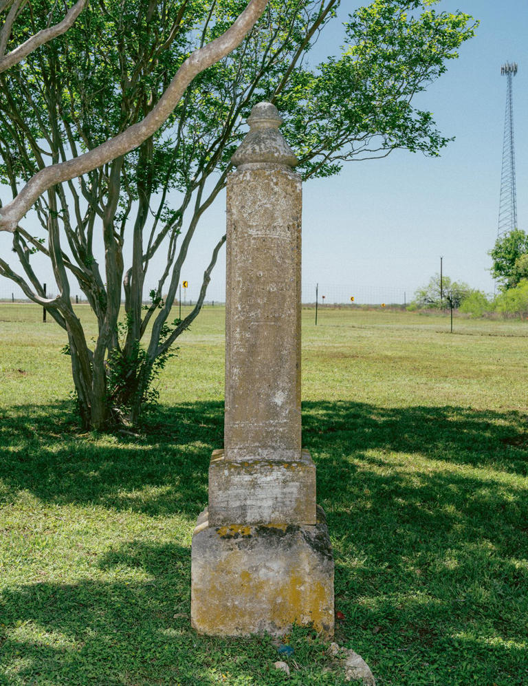 Hiram Wilsons grave in the cemetery outside the Capote Baptist Church His 11 children had his tombstone inscribed with the words Our father has gone to a mansion of rest DeSean McClinton-Holland