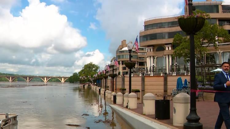 Flood warnings issued across DC and Northern Virginia as Potomac River ...