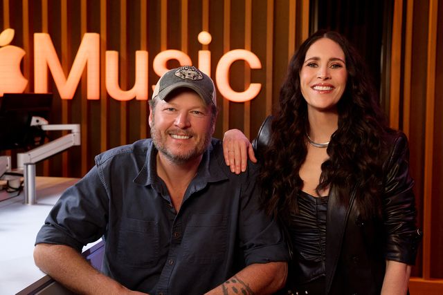 Courtesy of Apple Music Country Blake Shelton and Kelleigh Bannen