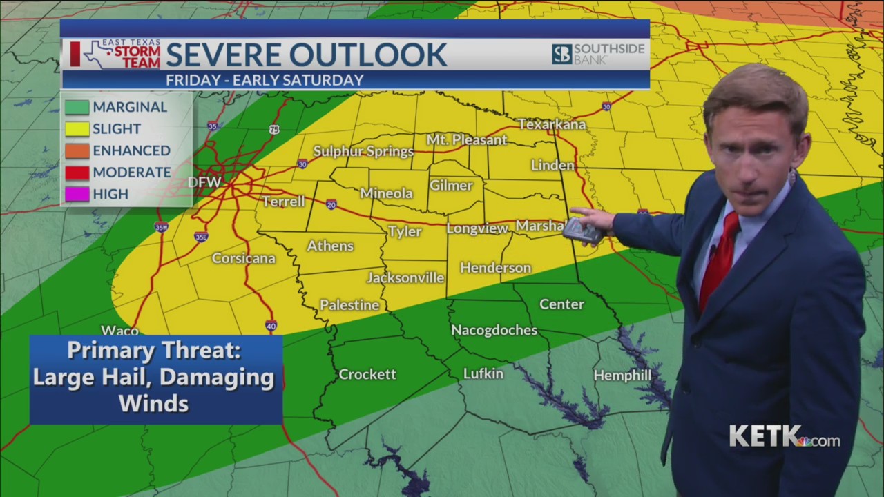 Thursday Evening Forecast Storms Return Friday