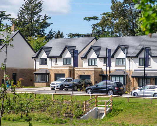 The government is planning revised regulations for the 1.5m homes it is aiming to build by mid-2029, but campaigners and experts are worried that its energy-saving and low-carbon requirements will be weakened. Photograph: Maureen McLean/Rex/Shutterstock
