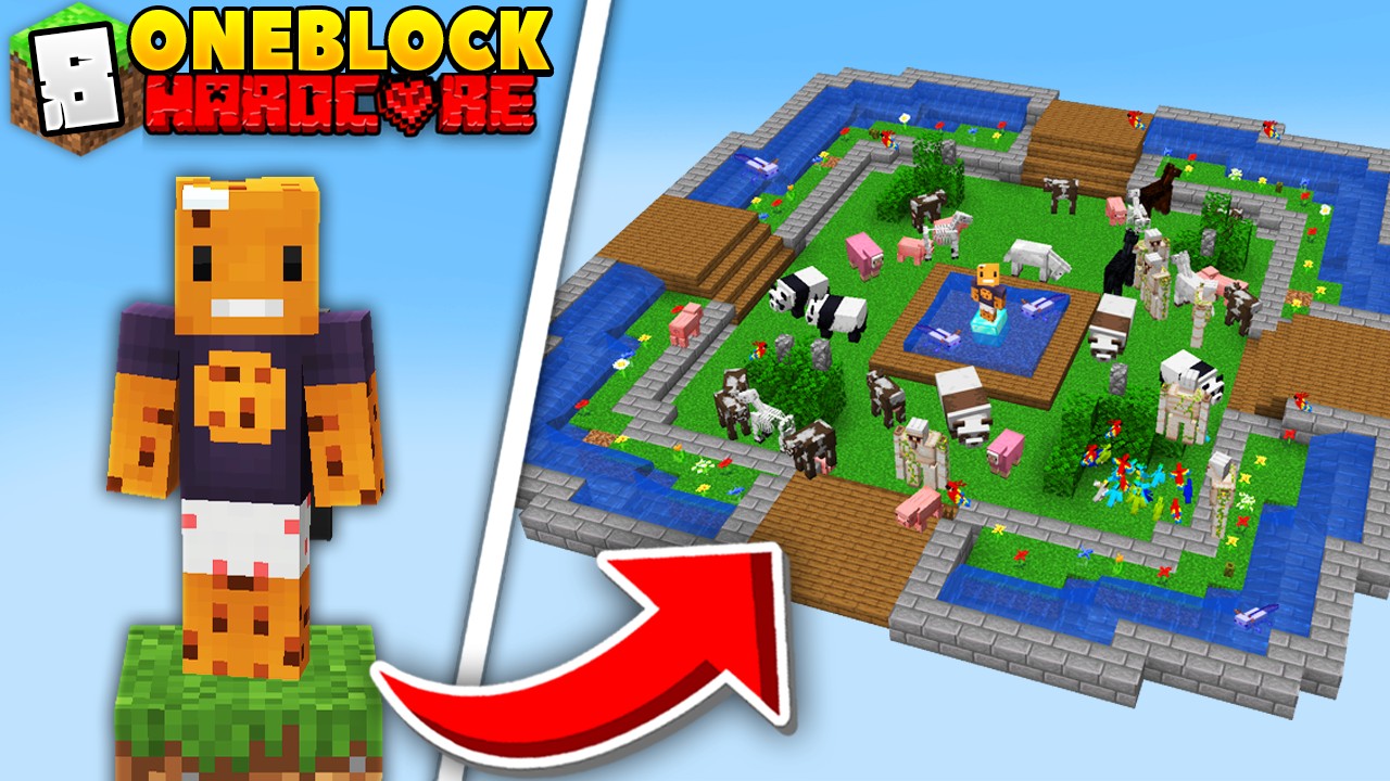 The One Block Series Returns in Minecraft Hardcore