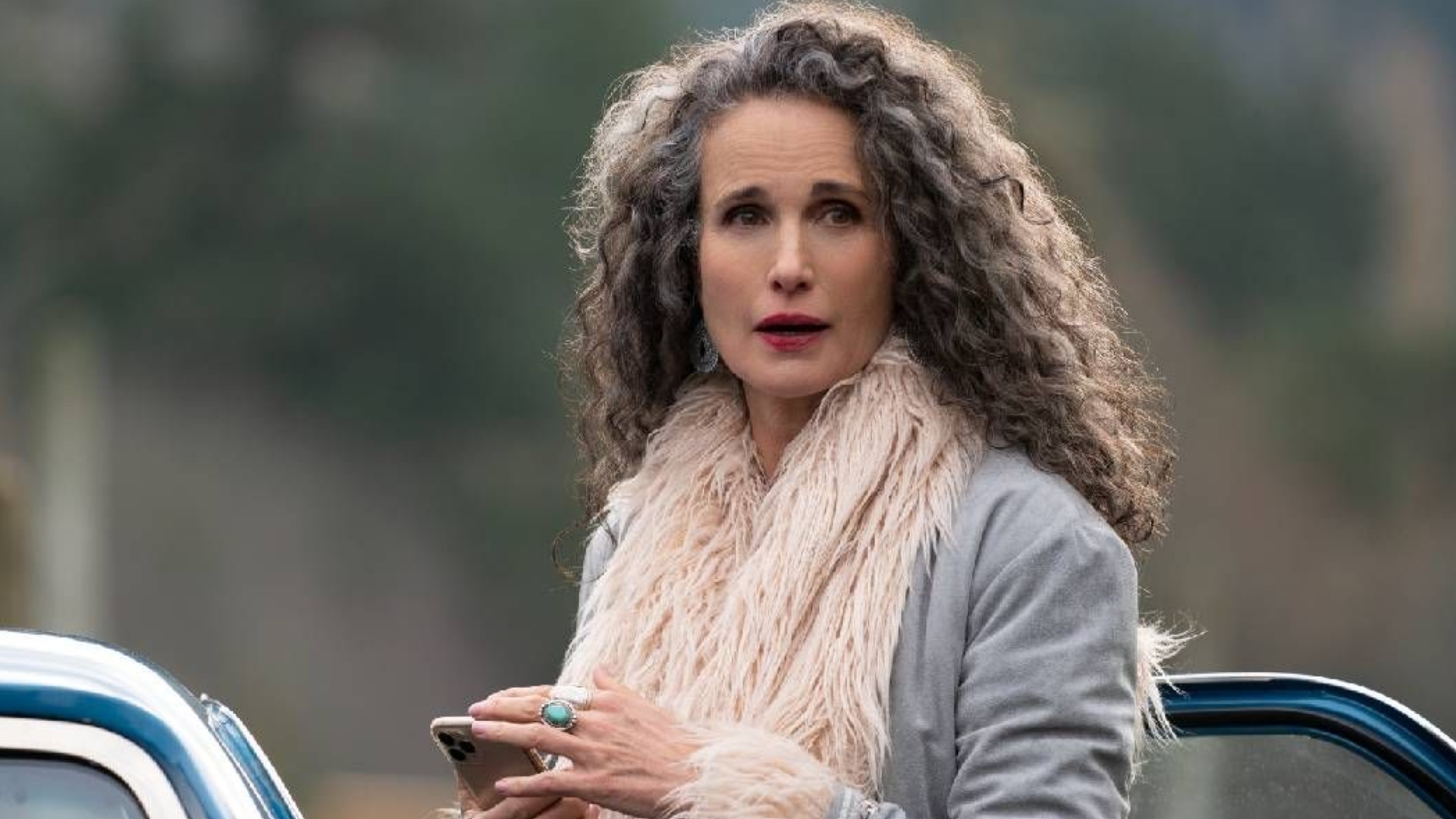 At 66, She Owns the Red Carpet in Her Gray Glory
