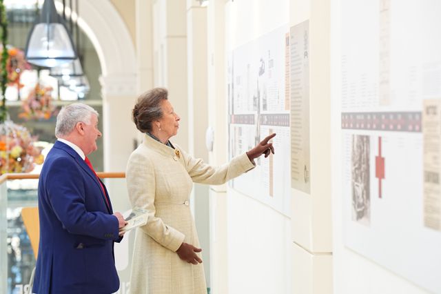 Princess Anne on May 9, 2025