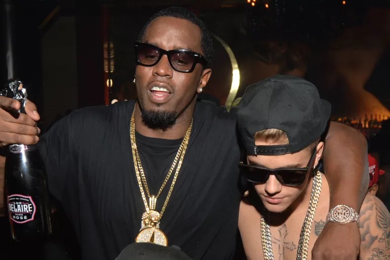 Diddy Combs y Justin Bieber (Fotografía: Prince Williams/FilmMagic)