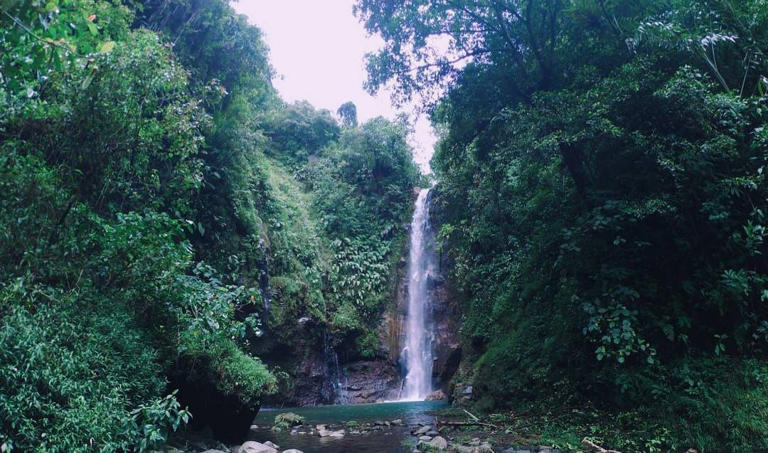Curug Arjuna di Garut Jawa Barat.'