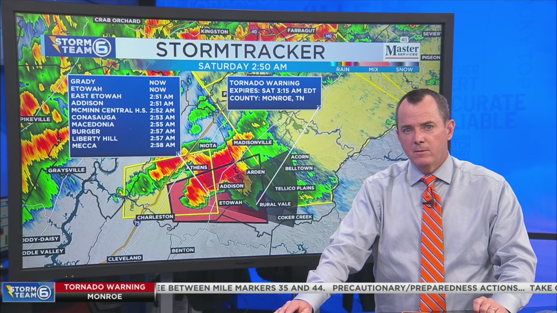 Fatalities confirmed in Laurel County, Kentucky from reported tornado(00)