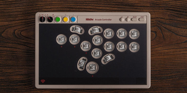8BitDo、手頃な価格のレバーレスアケコン発表、PC・Switch・Xbox