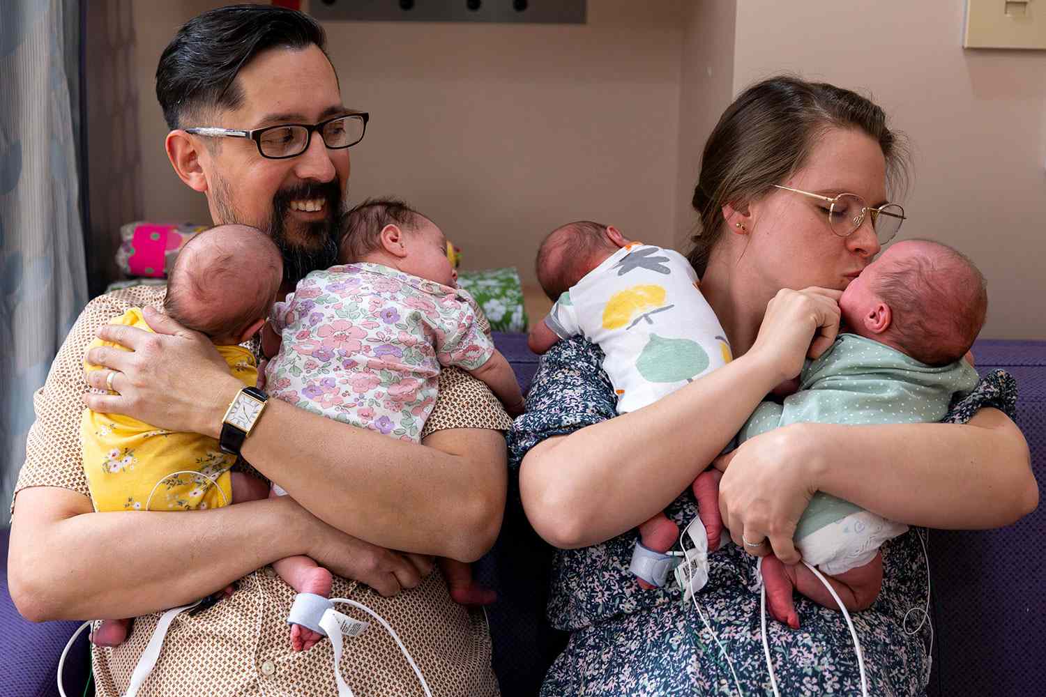 Parents of Rare Identical Quadruplets Describe Life as ‘Chaos’ and(01)