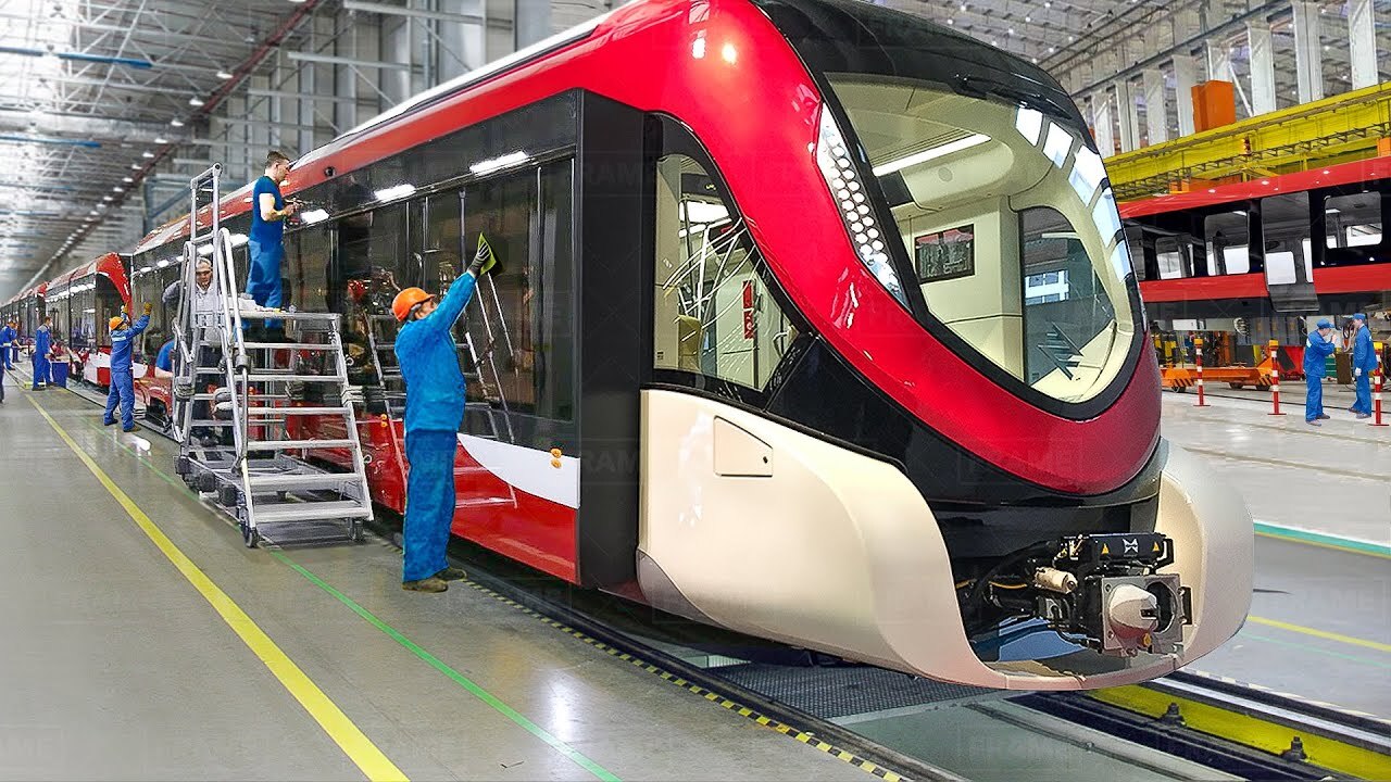 The construction process behind Germany's advanced train technology
