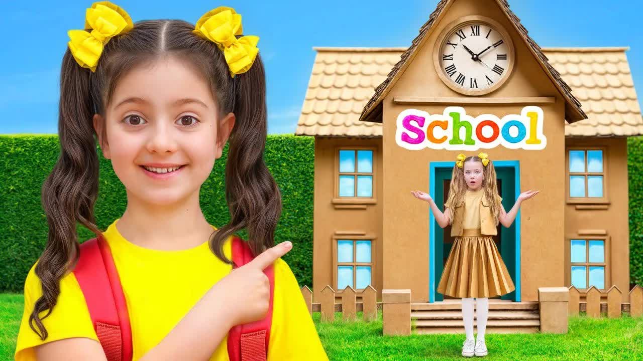 cardboard-school-adventure-for-kids-for-24-hours